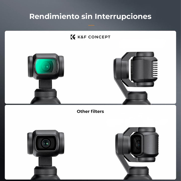 Filtro Difusión Black 1/4 K&F Concept Nano-X para DJI Osmo Pocket 3 - PROFOTO