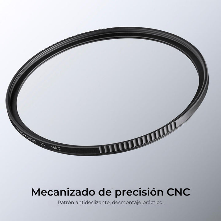 K&F CONCEPT Nano-Xcel 58MM Filtro UV Filtro de Protección con Tapa de Lente, Filtro MC UV Slim de HD Vidrio Óptico con 28 Capas Revestimiento Nano