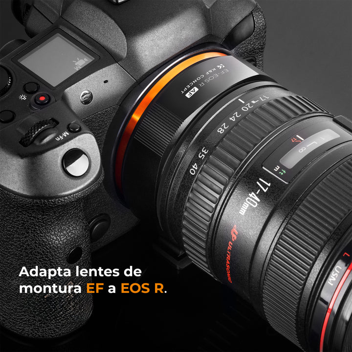 Adaptador de Lente K&F Concept para Canon EF/EF-S a EOS R con AF - PROFOTO