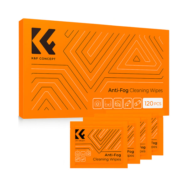 Pack de 120 Toallitas para Lentes KF08.036 K&F Concept Individuales