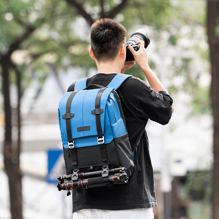 Mochila Backpack K&F Concept Beta 20L con Funda Impermeable Azul - PROFOTO