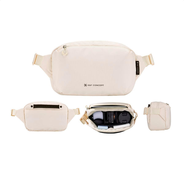 Mochila de Hombro K&F Concept Urban Wander 10L Beige