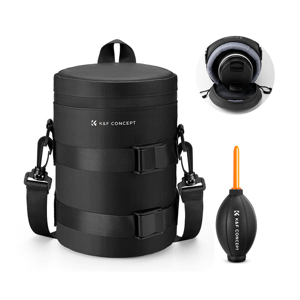 Estuche Impermeable K&F Concept KF13.202 para Lente Talla L con Correa