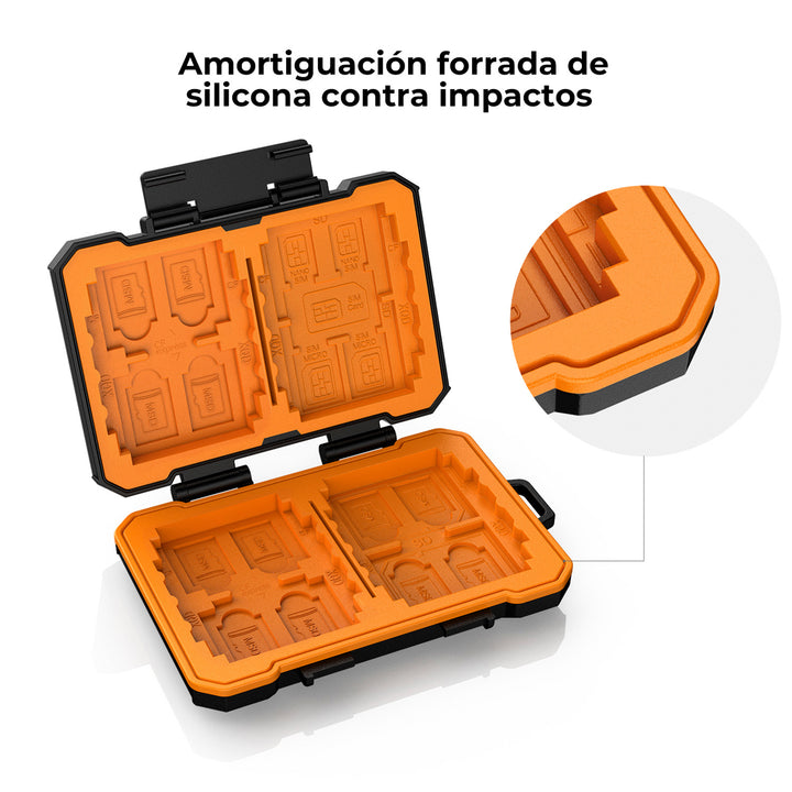 Estuche K&F Concept 25 Ranuras para Tarjetas SD/CF/XQD/SIM Anti-Shock - PROFOTO