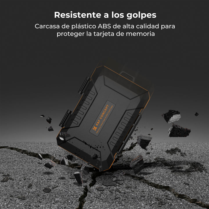 Estuche K&F Concept 25 Ranuras para Tarjetas SD/CF/XQD/SIM Anti-Shock - PROFOTO