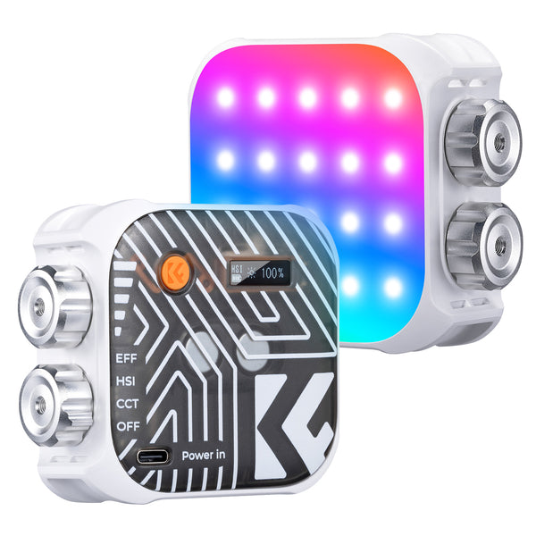 Lámpara LED Bicolor K&F Concept L01 Portátil Recargable -Blanco