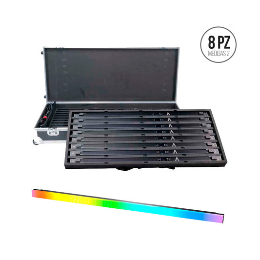 Kit 8 Lámparas Panel Led RGB INFINIBAR PB6 Aputure