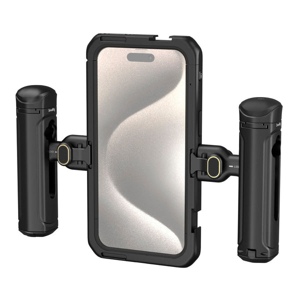 Kit Jaula SmallRig para iPhone 15 Pro Max con Asas Dobles