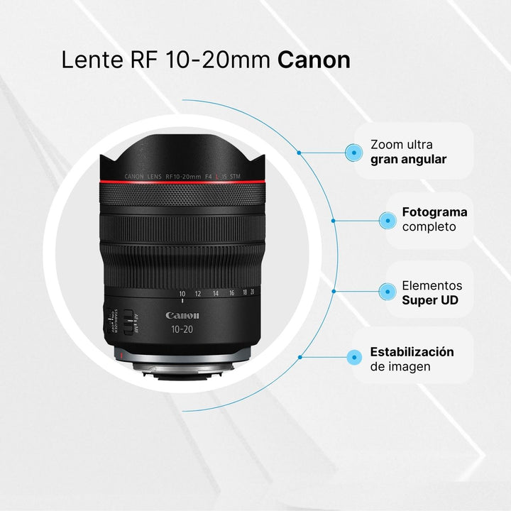 Canon anuncia el lanzamiento del nuevo objetivo RF 10-20mm F4L IS:  redefiniendo la visión ultra gran angular