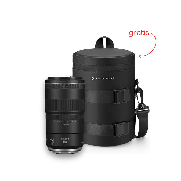 Lente Canon RF 100mm F/2.8L Macro IS USM + Estuche K&F Concept GRATIS