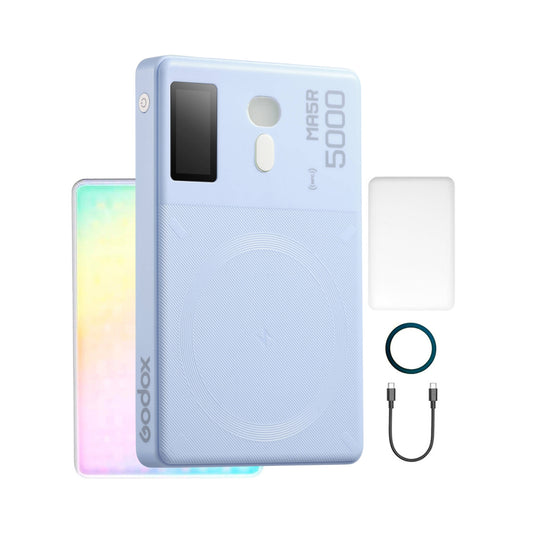 Luz RGB para Celular Godox Litemons MA5R con Power Bank - Azul