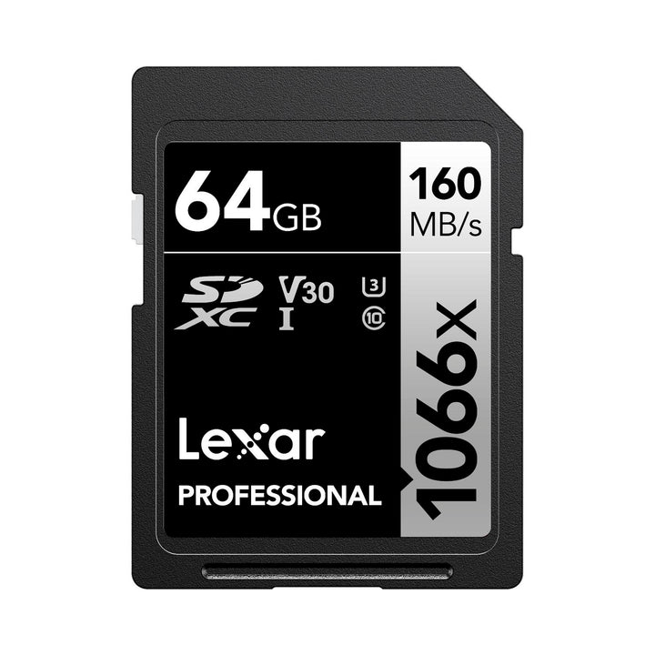 Tarjeta de Memoria Lexar 1066x SDCX UHS-I 64GB 160MB/s - Profoto