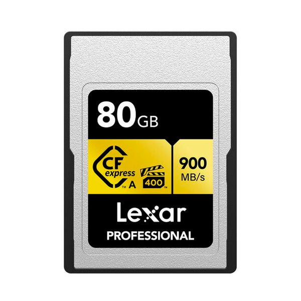 Tarjeta de Memoria Lexar CFExpress Gold Series 80GB Tipo A 900MB/s