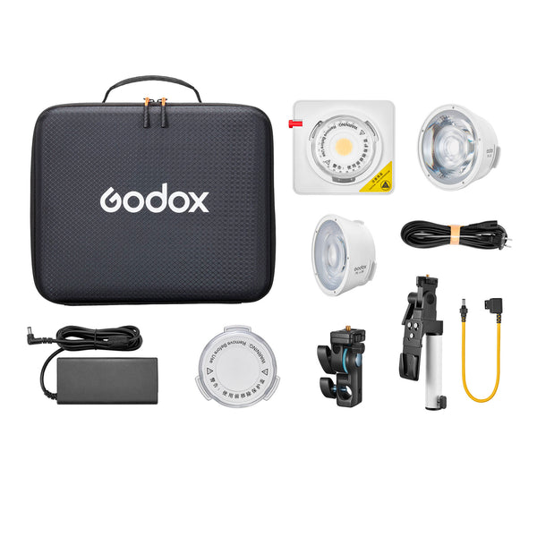 Kit Lámpara Led Bicolor Godox ML100Bi con Lente 36º y Handgrip - PROFOTO