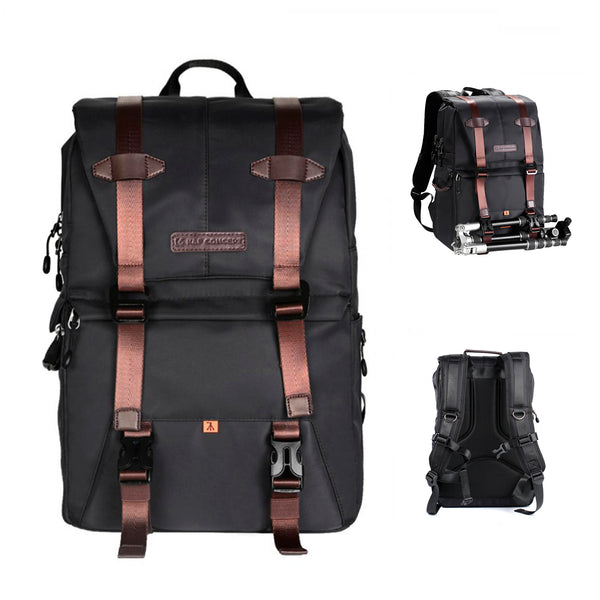 Mochila Backpack K&F Concept Beta 20L V2 con Funda Impermeable Negro