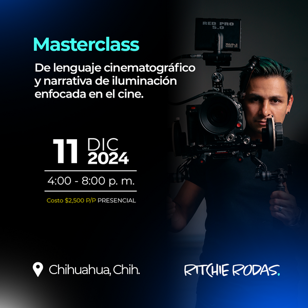 Acceso a Masterclass de Lenguaje Cinematográfico con Ritchie Rodas