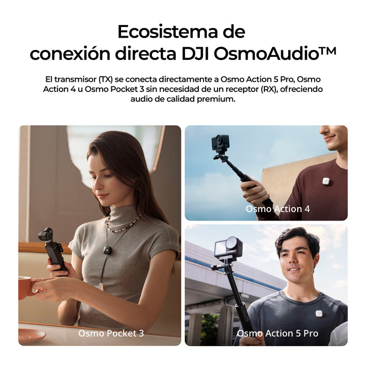 Micrófono Lavalier Inalámbrico DJI MIC Mini 2.4 GHz - PROFOTO