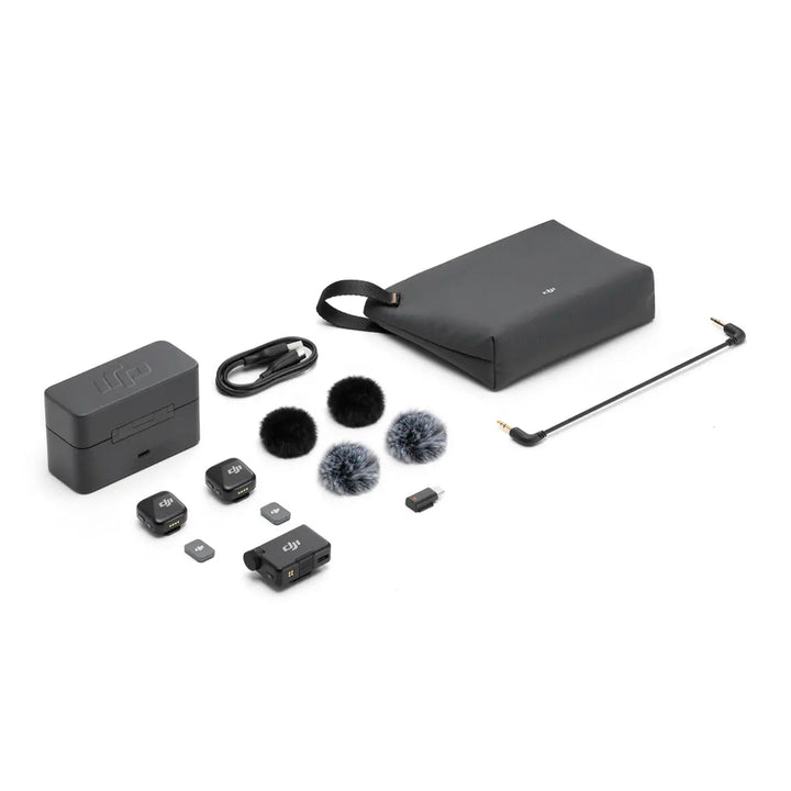 Micrófonos Lavalier Inalámbricos DJI MIC Mini Dual con Estuche de Carga - PROFOTO