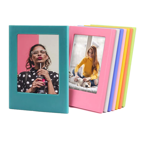 Mini Marco Magnético para Fotografías Mini Instax Rosa Coral