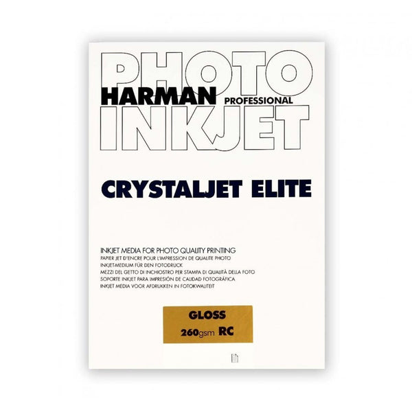 Papel Ilford Glossy Harman CristalJet 8X10" 25 Hojas