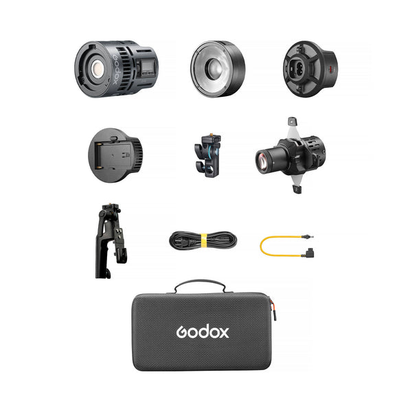 Kit Lámpara LED Godox RS60R RGB con Accesorio de Proyección + Estuche