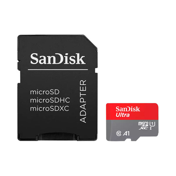 Tarjeta de Memoria microSD 64GB SanDisk Ultra 140MB/s con Adaptador