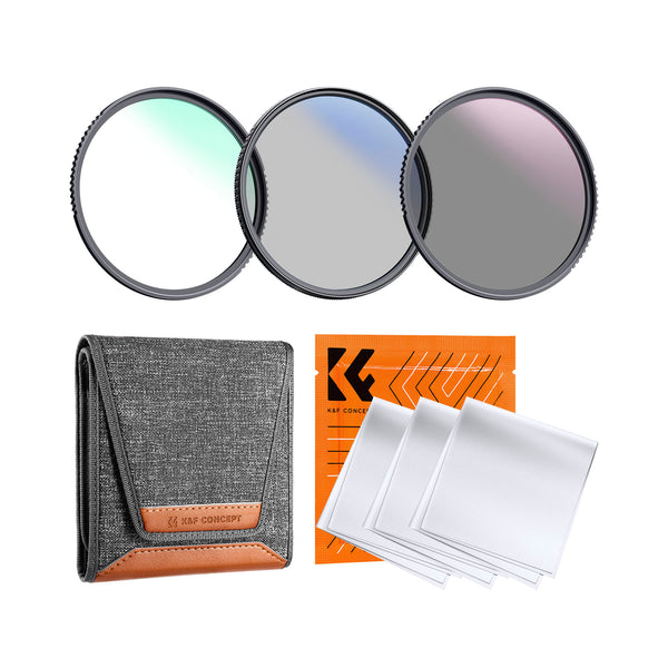 Kit de Filtros K&F Concept MCUV+CPL+ND 67mm Revestimiento Serie Nano K