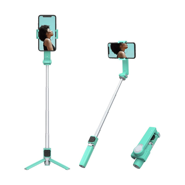 Selfie Stick con Estabilizador para celular Nano SE Moza Turquesa