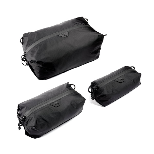 Set 3 Estuches Peak Design Ultralight Terra Shell Negro - PROFOTO