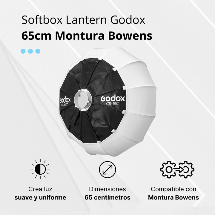 Softbox Lantern Godox 65cm Montura Bowens - Profoto