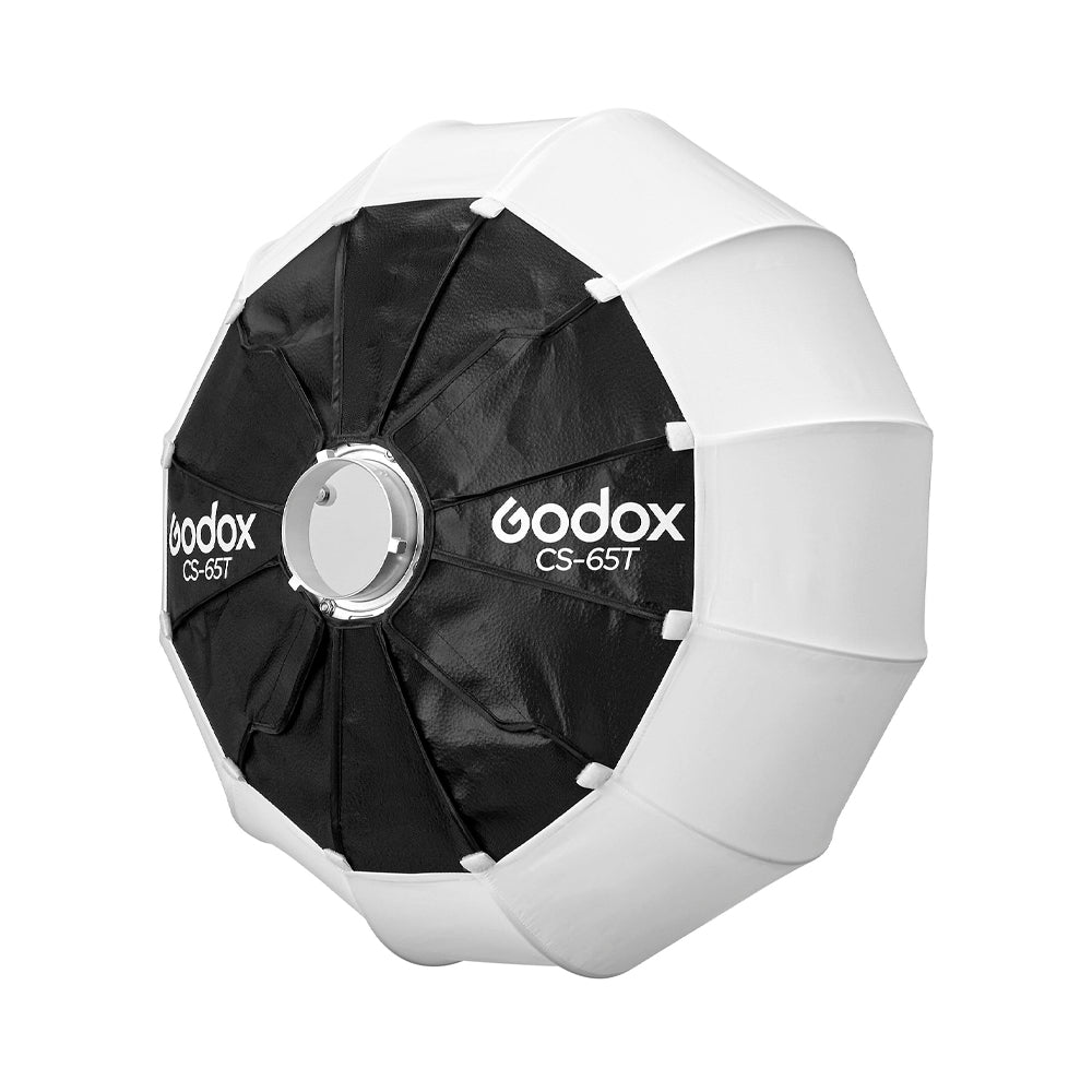 Softbox Pliable (lanterne) Godox CS-65T - 65cm - Monture Bowens - Pour Photo/vidéo En Intérieur - Neuf