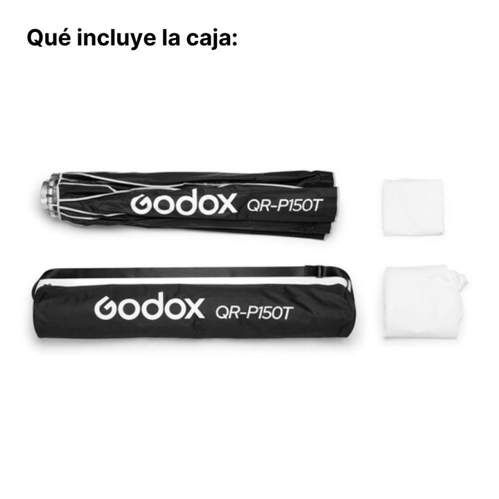 Softbox Parabólico Godox QR-P150T Montura Bowens 150 cm - Profoto