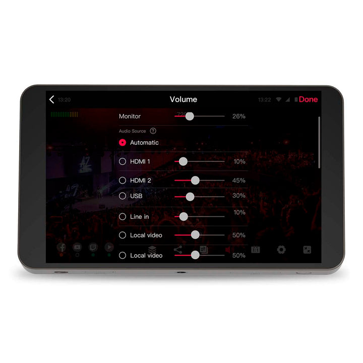 Switcher de video YoloBox con Monitor Grabador para Live Streaming Yololiv - Profoto