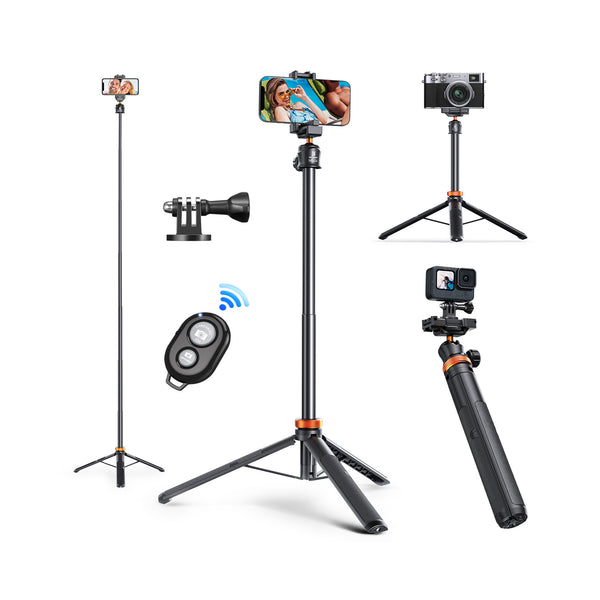 Tripie Selfie Stick 2 en 1 K&F Concept MS04 con Control Remoto
