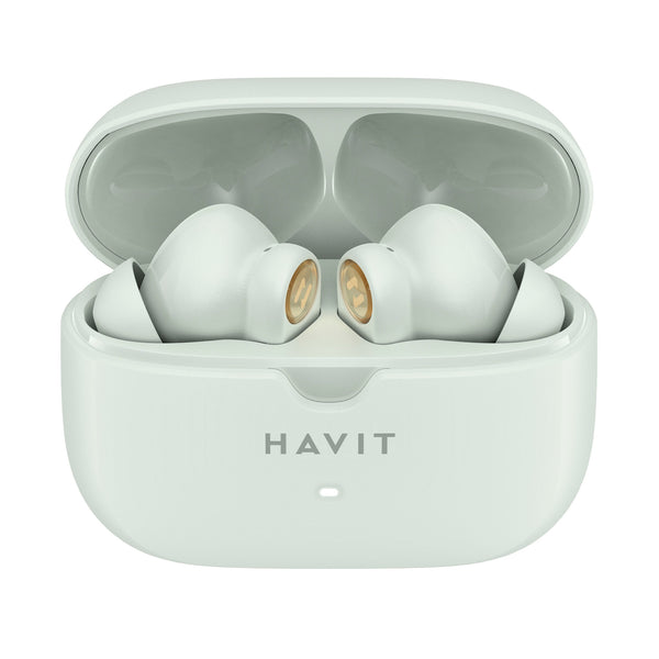 Audífonos Havit TW992 Earbuds Bluetooth con Estuche Carga - Mint Green