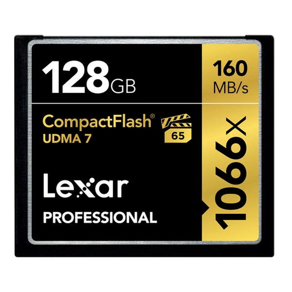 Tarjeta de memoria Lexar 128gb compactflash 1066x UDMA