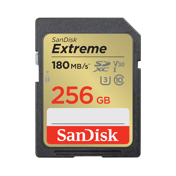 Tarjeta de Memoria SD Sandisk Extreme 256GB 180 MB/S