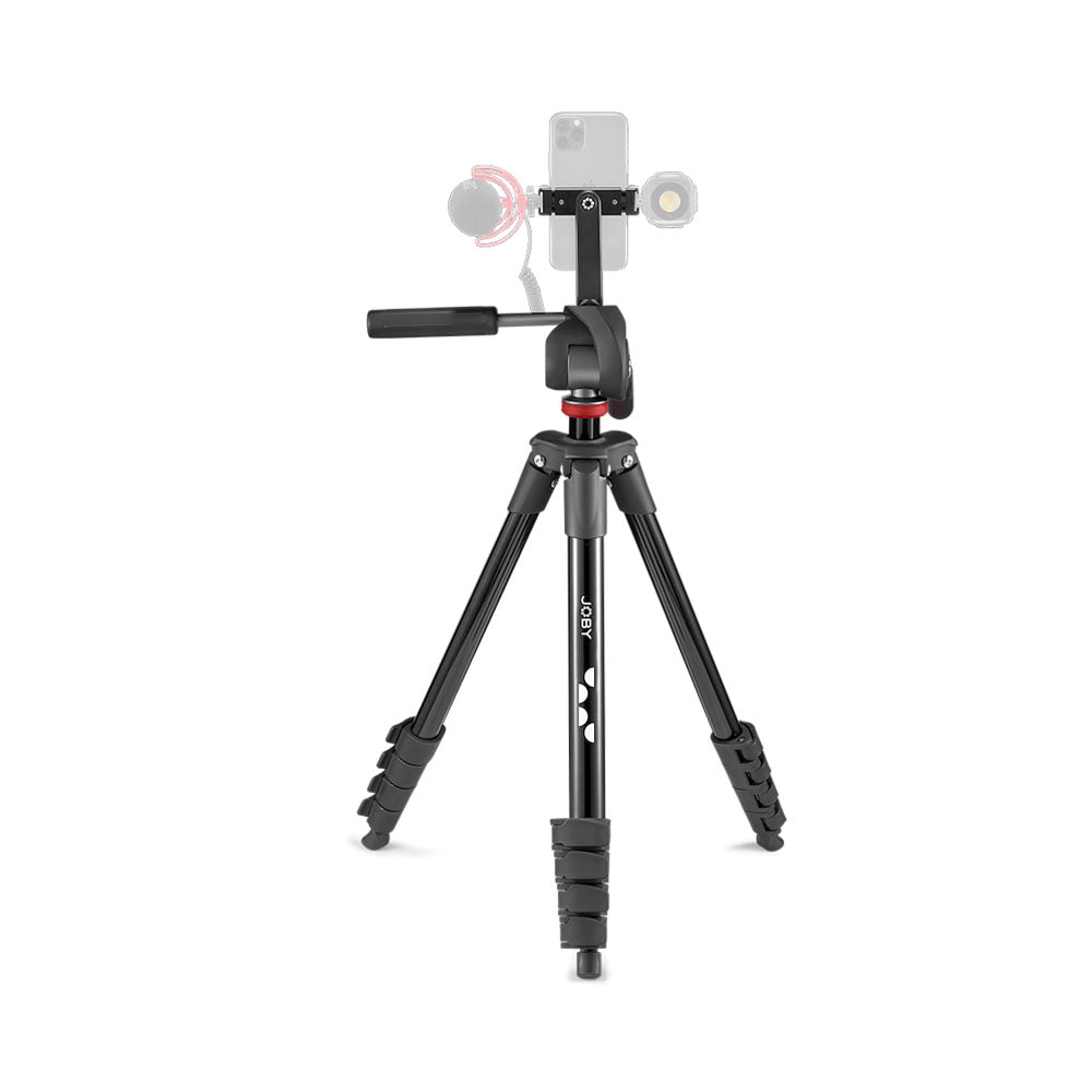 Tripie Joby Compact Advanced con Cabezal y Soporte para Celular