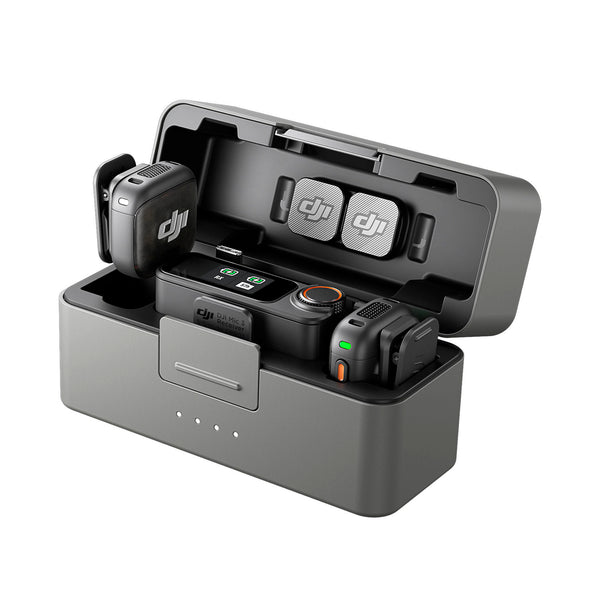 Micrófono Lavalier Inalámbrico Dual DJI Mic 3 con Estuche de Carga