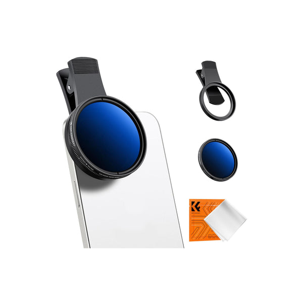 Filtro ND2–400 ND K&F Concept Variable 52mm con Clip para Celular
