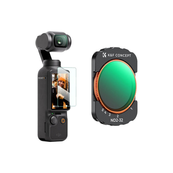 Filtro VND Magnético K&F Concept ND2–32 para DJI Osmo Pocket 3