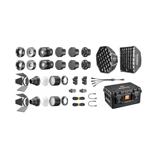Kit 2 Lámparas LED Bicolor Godox KNOWLED MS60Bi