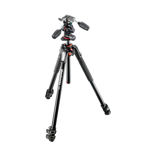 Tripie Manfrotto con Cabezal 190XPRO3 de 3 Secciones