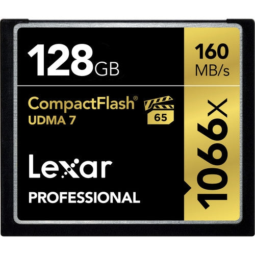 Tarjeta de memoria Lexar 128gb compactflash 1066x UBMA