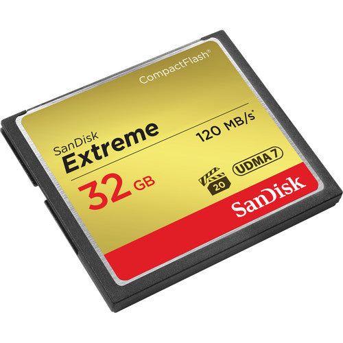 Tarjeta de Memoria Compact Flash 32GB SanDisk Extreme 120 MB/s