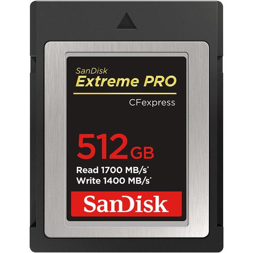 Memoria 512GB CF Express Extreme Pro 1700 MB/S Sandisk