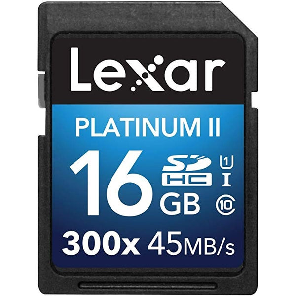 Tarjeta de memoria Lexar 16gb SDHC clase 10 UHS-1 300x platinum