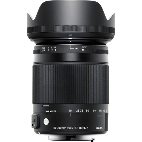 Lente Sigma 18-300 para Nikon F/3.5-6.3 DC Macro