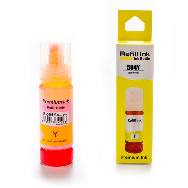 Tinta  E-504Y Amarillo Compatible con Epson L4150 L4160 L616