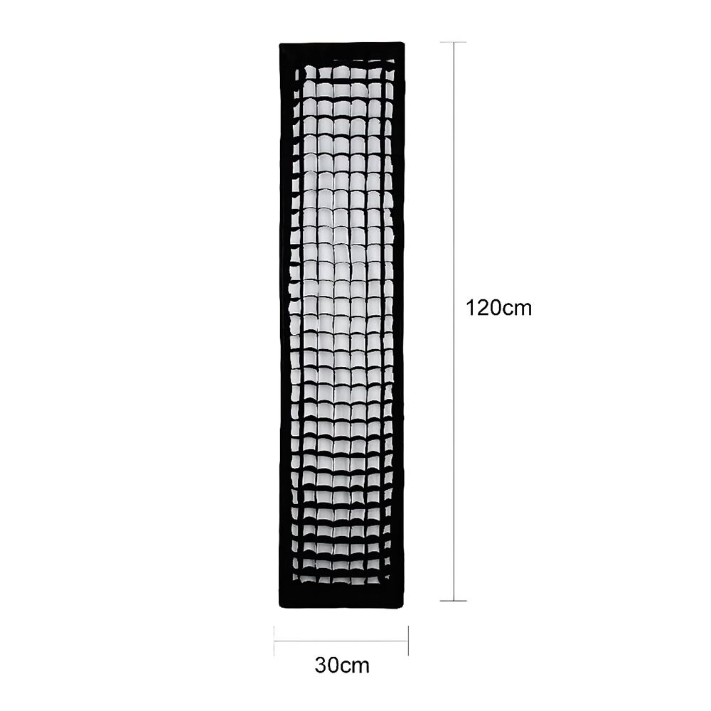 Luci Foto Softbox Godox Rettangolare 30x120cm - 2 Pezzi Con Nido D'Ape Per Luci Studio E Flash Luce Per Foto - Foto 10